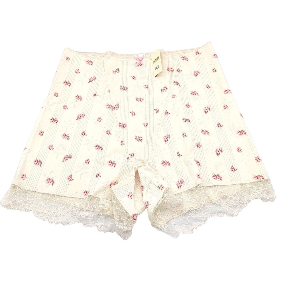 Aerie SMALL Superchill Pointelle High Waisted Boyshort Underwear, NATURAL